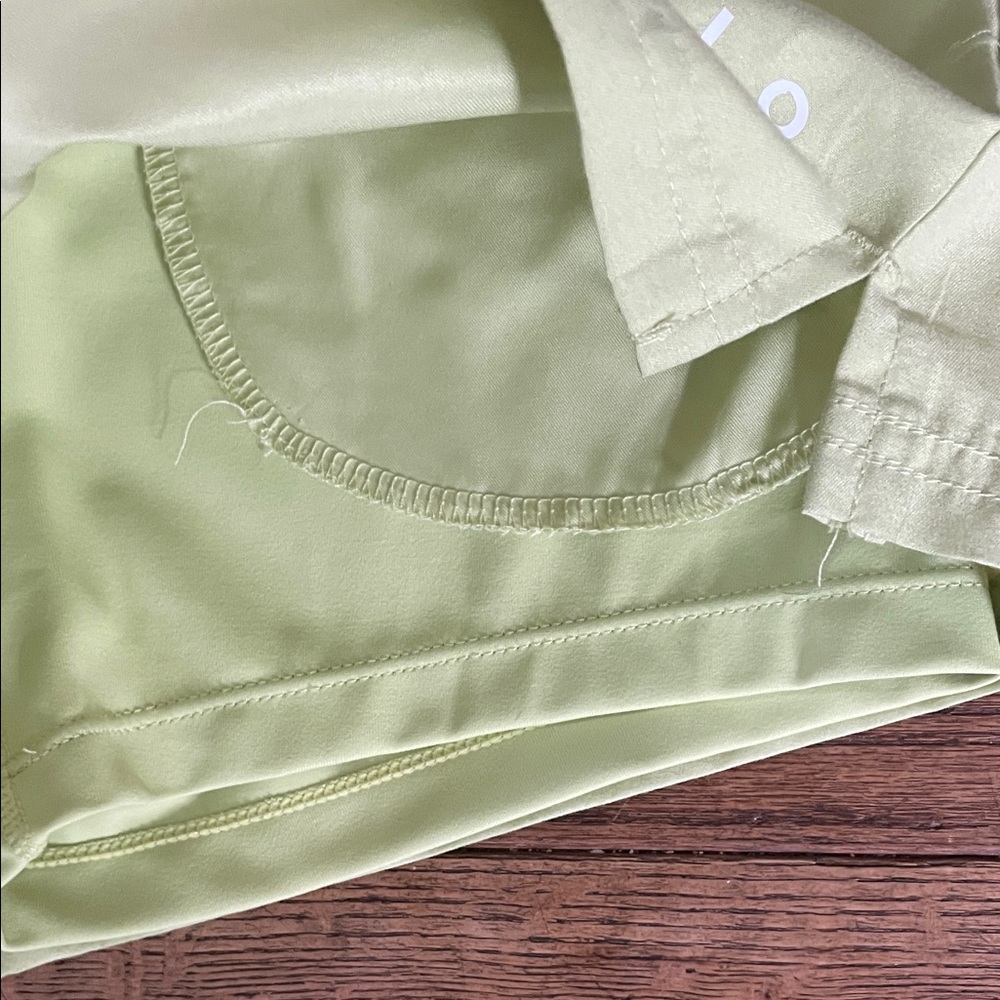Wilo Women's Athletic Neon Green Shorts - Picture 3 of 8